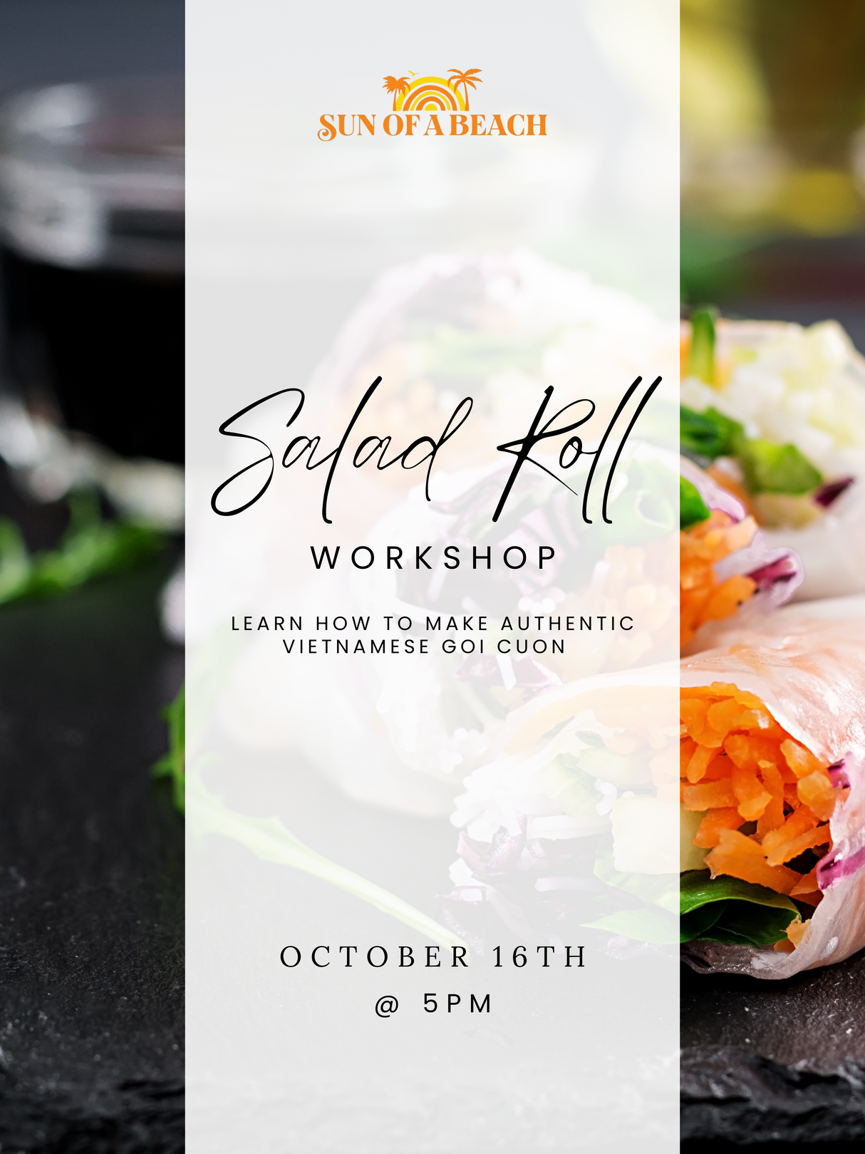 Salad Roll Workshop (Cooking Class)