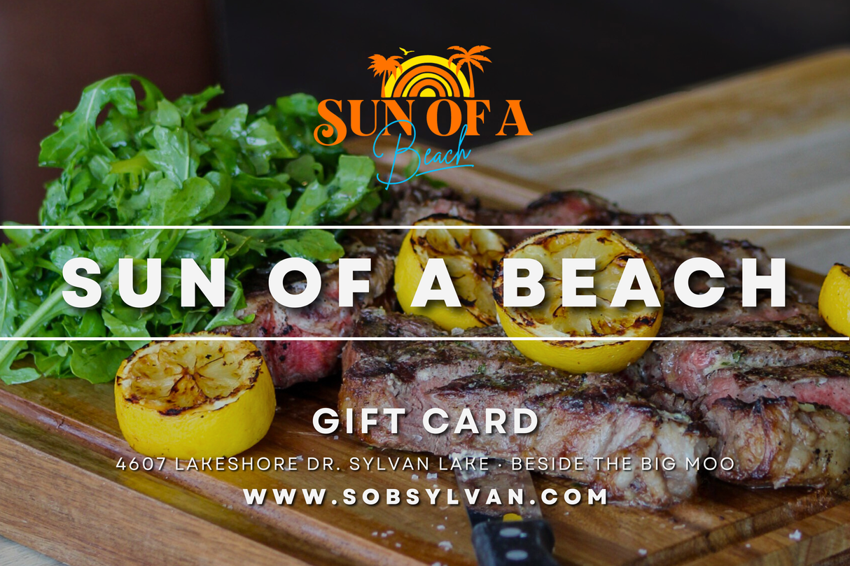 SOB GIFT CARD (Dine-in)